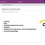 SharePoint und OneNote Online von cojama
