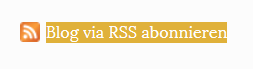 Blog-Abonnent via RSS-Feed