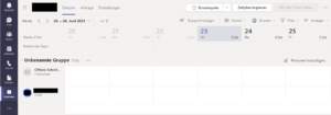 Schichtplanung mit Microsoft Teams: Schichtkalender