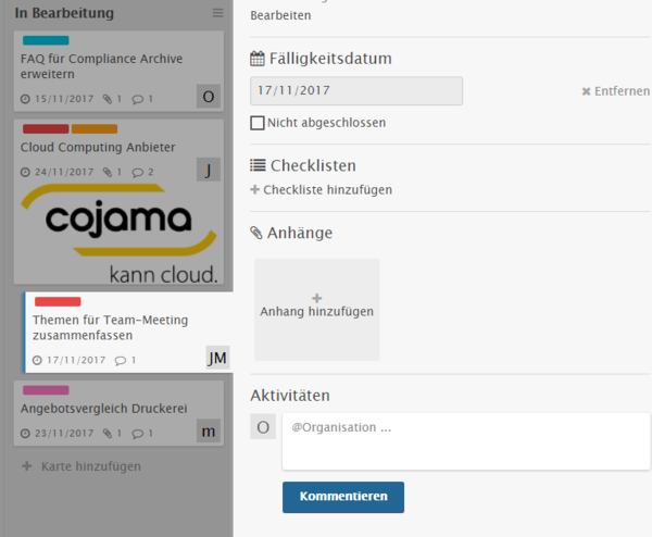 SharePoint BrainBoard Benachrichtigungen